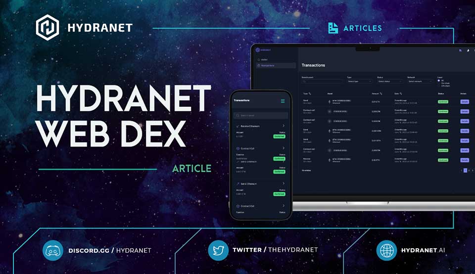 It is time to finally share more details about the development of Hydranet Web DEX, the next big chapter of trustless trading!