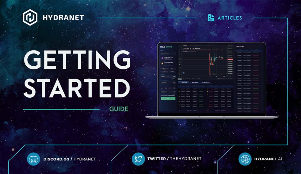 Guide - Getting started with the Hydranet DEX